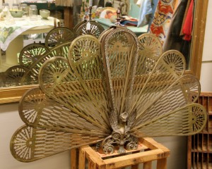 Brass Griffin Fire Screen