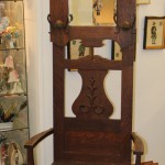 Hall Hat Coat Rack with Seat Solid Oak