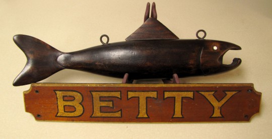 Antique Boat Sign