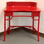 Red Wicker Desk (SOLD)
