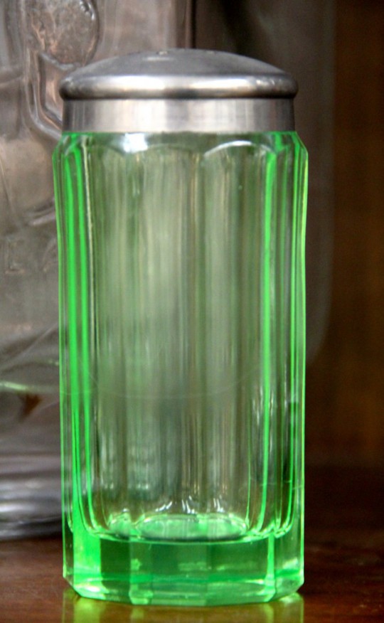 Vaseline Glass Shaker