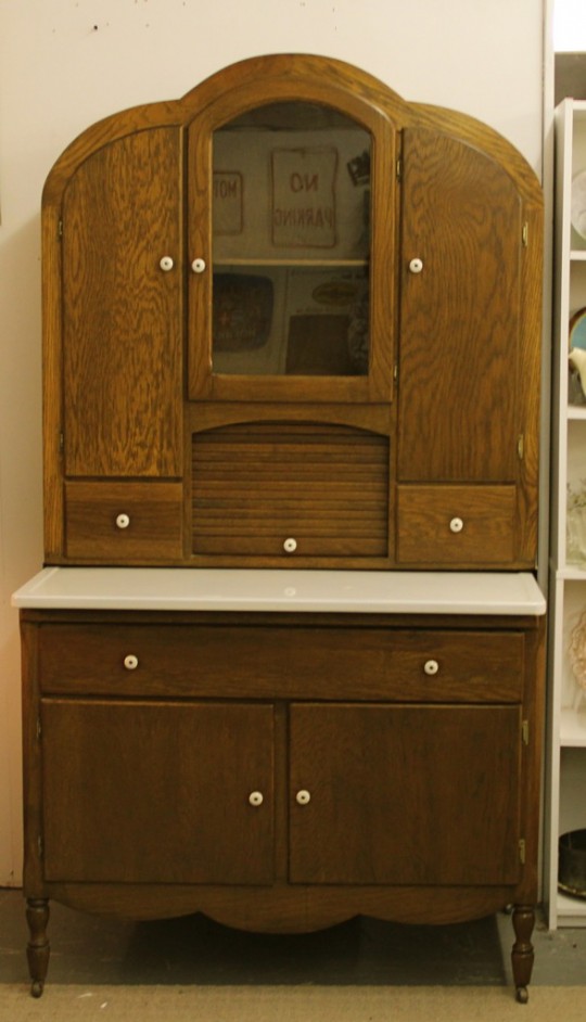 Oak Deco Kitchen Cabinet