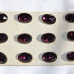 Amethyst Glass Buttons