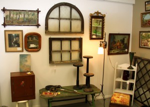 Antique Etched Window Panes