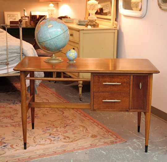 Fabulous Lane Desk and Globes (SOLD)