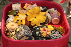 Vintage Trim on Wooden Spools