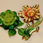 Fun Vintage Floral Pins