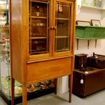 Deco Era Maple China Cabinet with Drawer (SOLD)