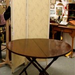 Folding Table & Vintage Dressing Screen