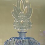 Beautiful Blue Perfume Bottle