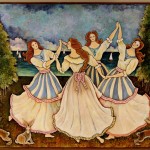 Cayuga Lake Ladies - Original Oil on Canvas by Dee L. Sprague