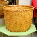Large Vintage 1960-70s Locally Made Basket