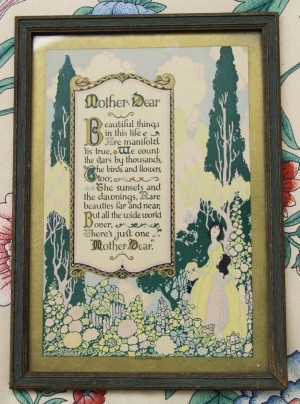 Mother Dear Motto Print