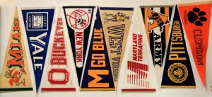 Vintage College Pennants (SOLD)