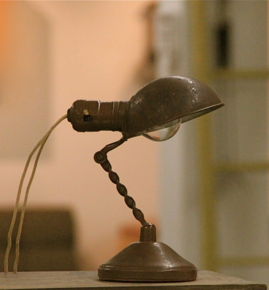 Adorable Industrial Lamp (8.5" tall) Rewired (SOLD)