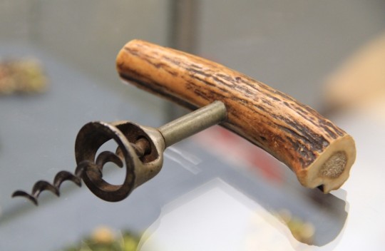 Antique Corkscrew with Horn Handle