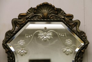 Found In Ithaca Art Deco Gilt Gesso Mirror