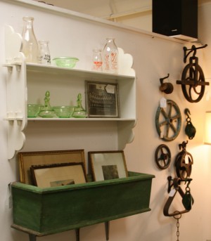 Antique Wood Window Box (SOLD) with Old Green Paint