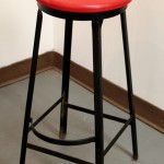 Industrial Stool with Footrest (SOLD)