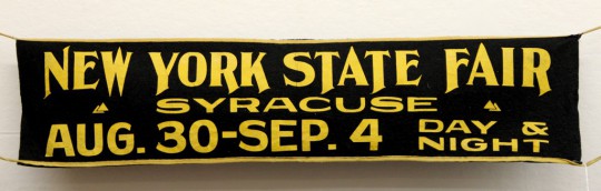 NY State Fair Felt Banner
