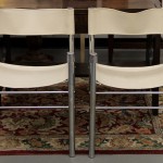Pair of Sling Chrome Chairs