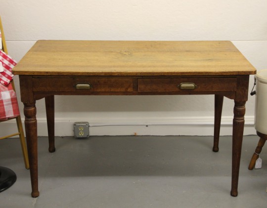 Two-Drawer Work or Kitchen Table