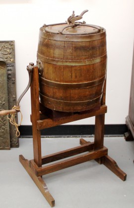 FOUND in ITHACA » Antique Barrel Butter Churn $285 ~ Dealer 5534