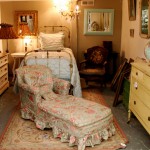 Twin Iron and Brass Bed $165; Fainting Couch $189 ~ Dealer 10