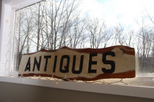 Antiques Sign