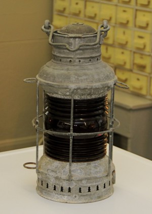 Perko Ship Lantern with Red Lens