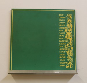 Vintage Grocery List Chalkboard