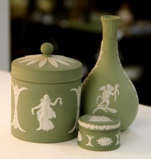 Green Wedgewood Jasperware