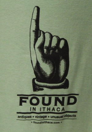 Ladies FOUND Tees in Spring Green