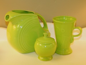 Post-86 Fiestaware in Retired Color Chartreuse