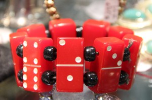 Pretty Bakelite Domino Bracelet