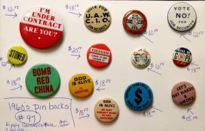 1960's Pin Backs