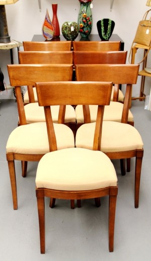 Eight French Buck Chairs