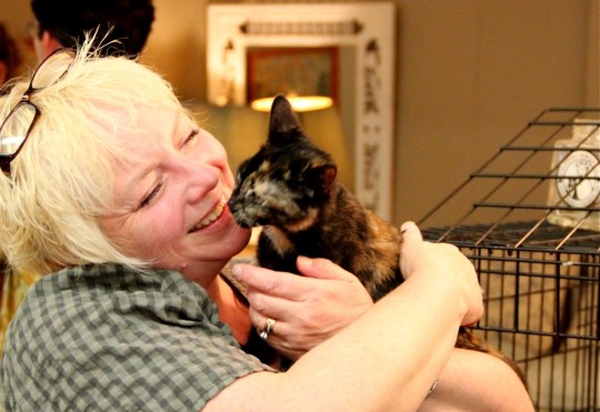 Nance with Kitties CROPPED