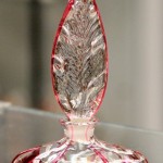 1920's Perfume Bottle Hand Blown by Pairpoint