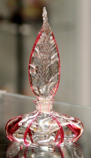 FOUND in ITHACA » 1920’s Perfume Bottle Hand Blown by Pairpoint