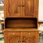Antique Oak Kitchen Hutch Cabinet