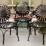 Francois Carré Sunburst Chairs with Arms (SOLD)