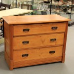 Honey Colored Antique Three-Drawer Dresser (SOLD)