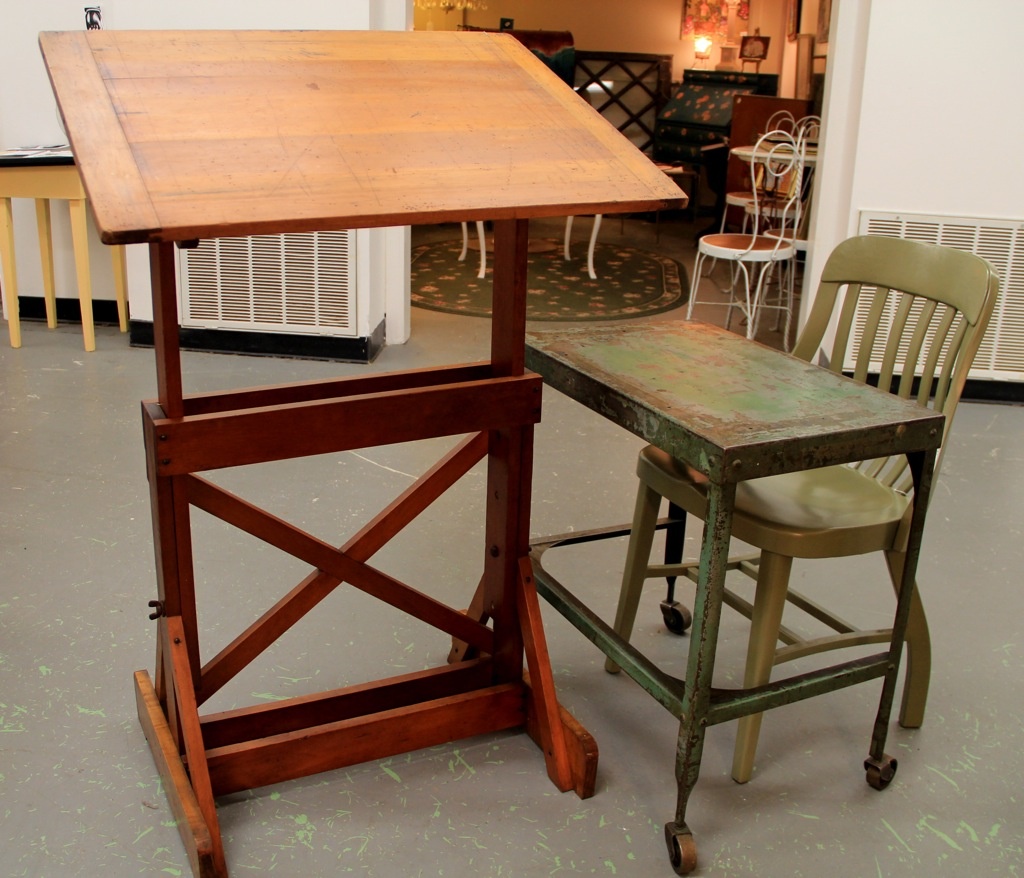 FOUND in ITHACA » One of a kind Compact Drafting Table (SOLD)