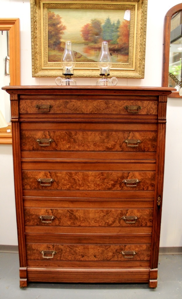 Found In Ithaca Elegant Antique Eastlake Dresser With Hinged