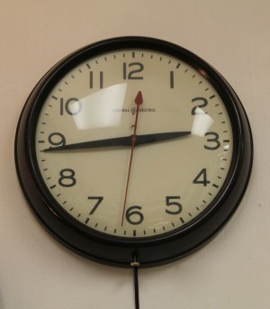 FOUND in ITHACA » Vintage Industrial GE Electric Wall Clock with ...