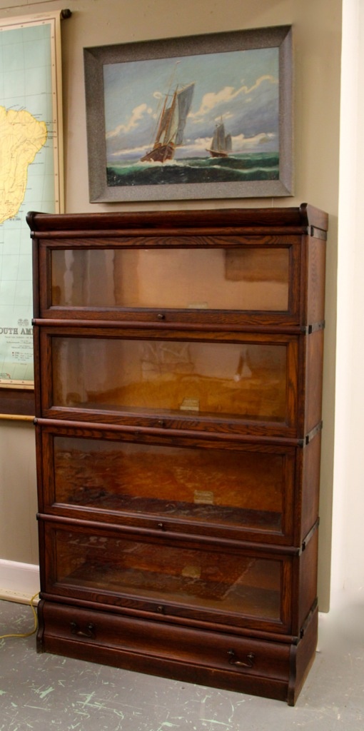 Vintage Hale Barrister Bookcase Top, Hale Bookcases Herkimer Nyc