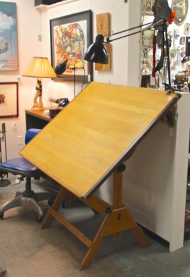 FOUND in ITHACA » Vintage 1960s Drafting Table (SOLD)